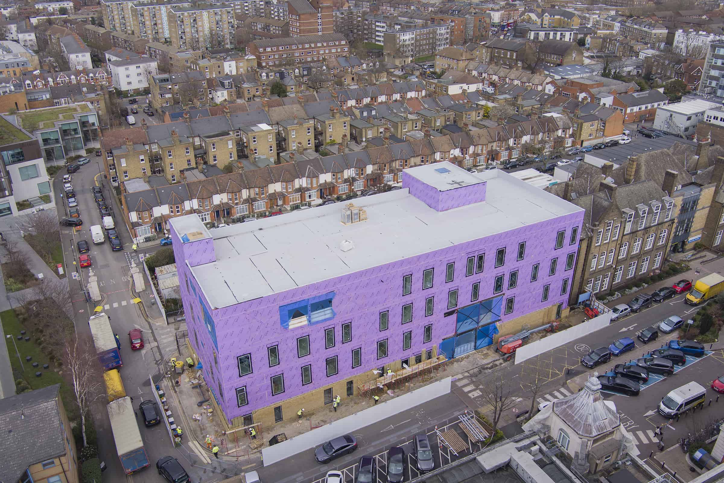 Premier Modular Kings’ College Hospital aerial 012