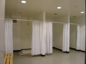 Prison shower facility 