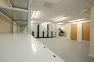 Inside view of a modular prison facility for young offenders 