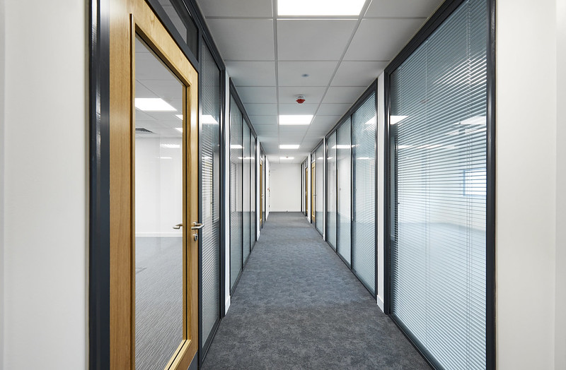 Hallway in Hitachi Zosen Inova | Infrastructure | Premier Modular