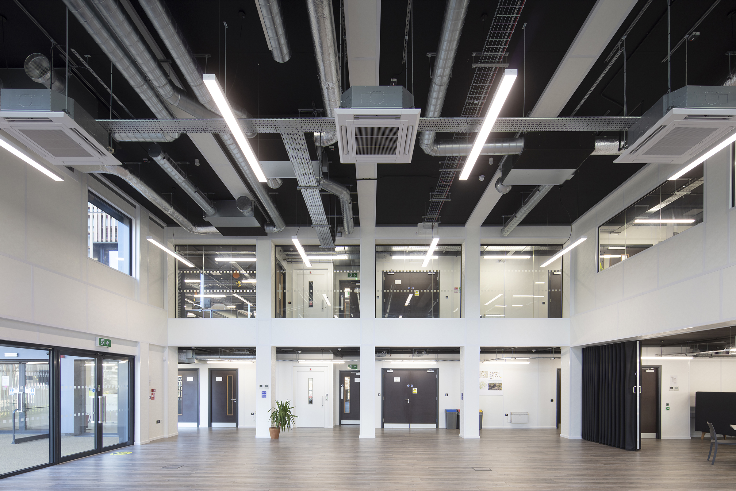 Expansive internal image of TEDI London- Modular education building