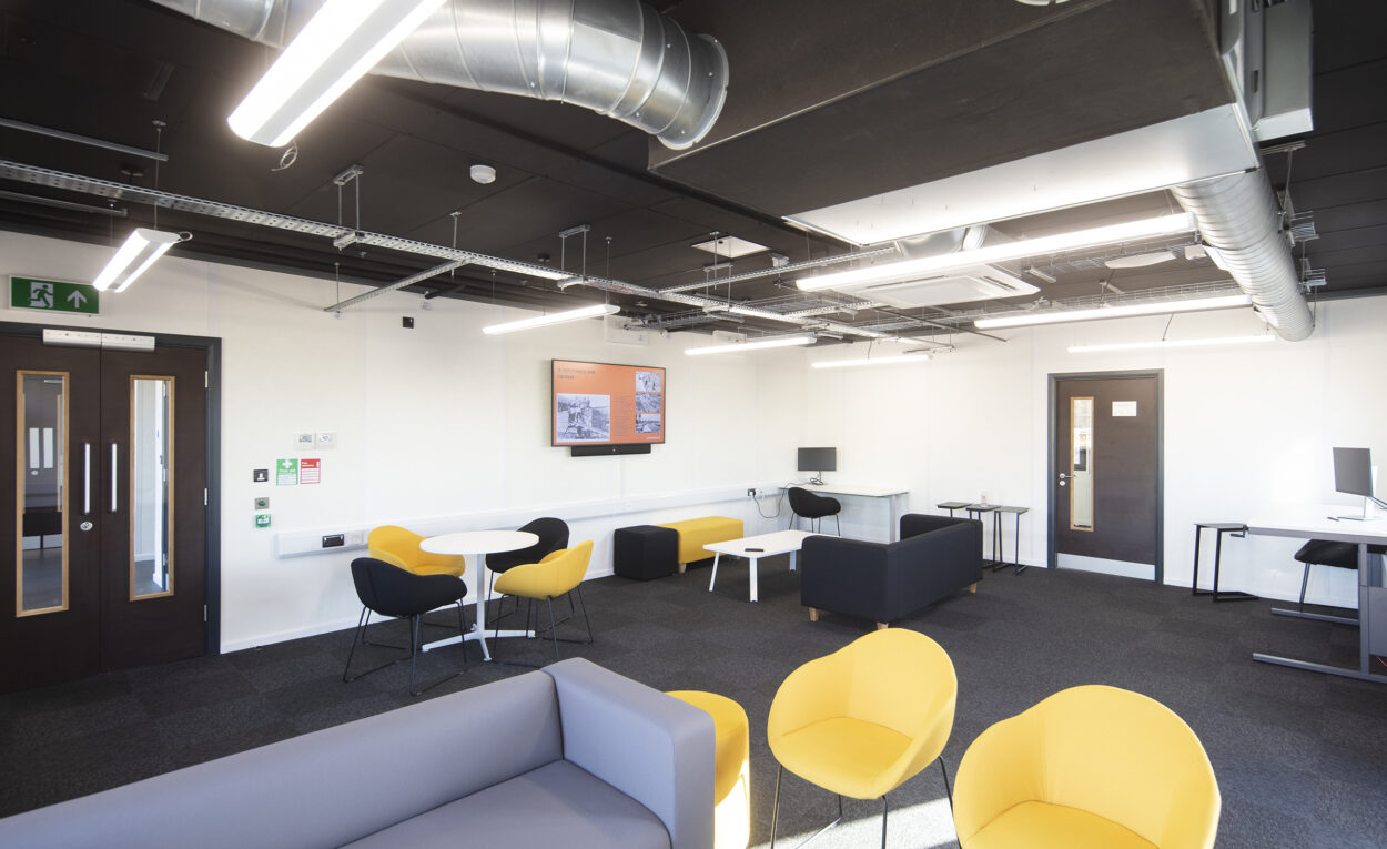The Engineering and Design Institute London (TEDI-London) Modular education building-Internal office room
