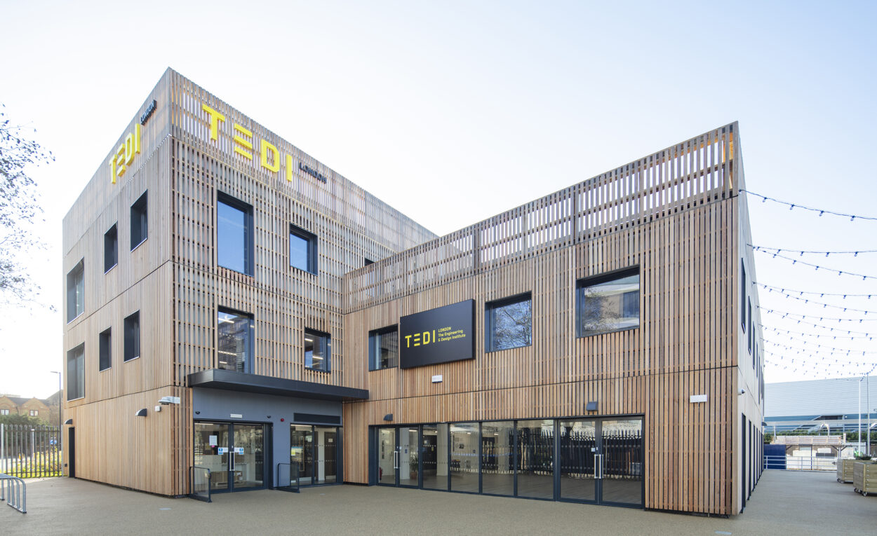 The Engineering and Design Institute London (TEDI-London) Modular education building