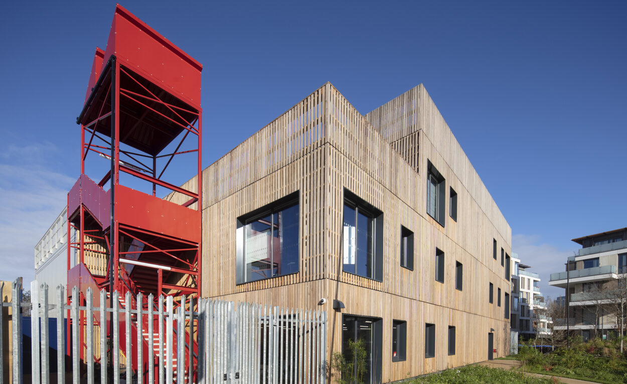 The Engineering and Design Institute London (TEDI-London) Modular education building-External building