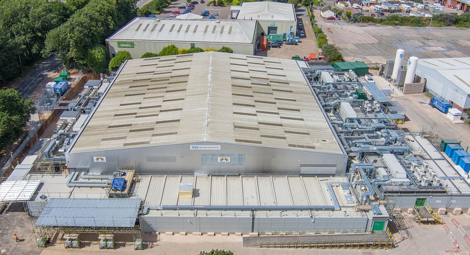 1700sqm of Modular Buildings for New NHS Nightingale Hospital in Just 4 ...