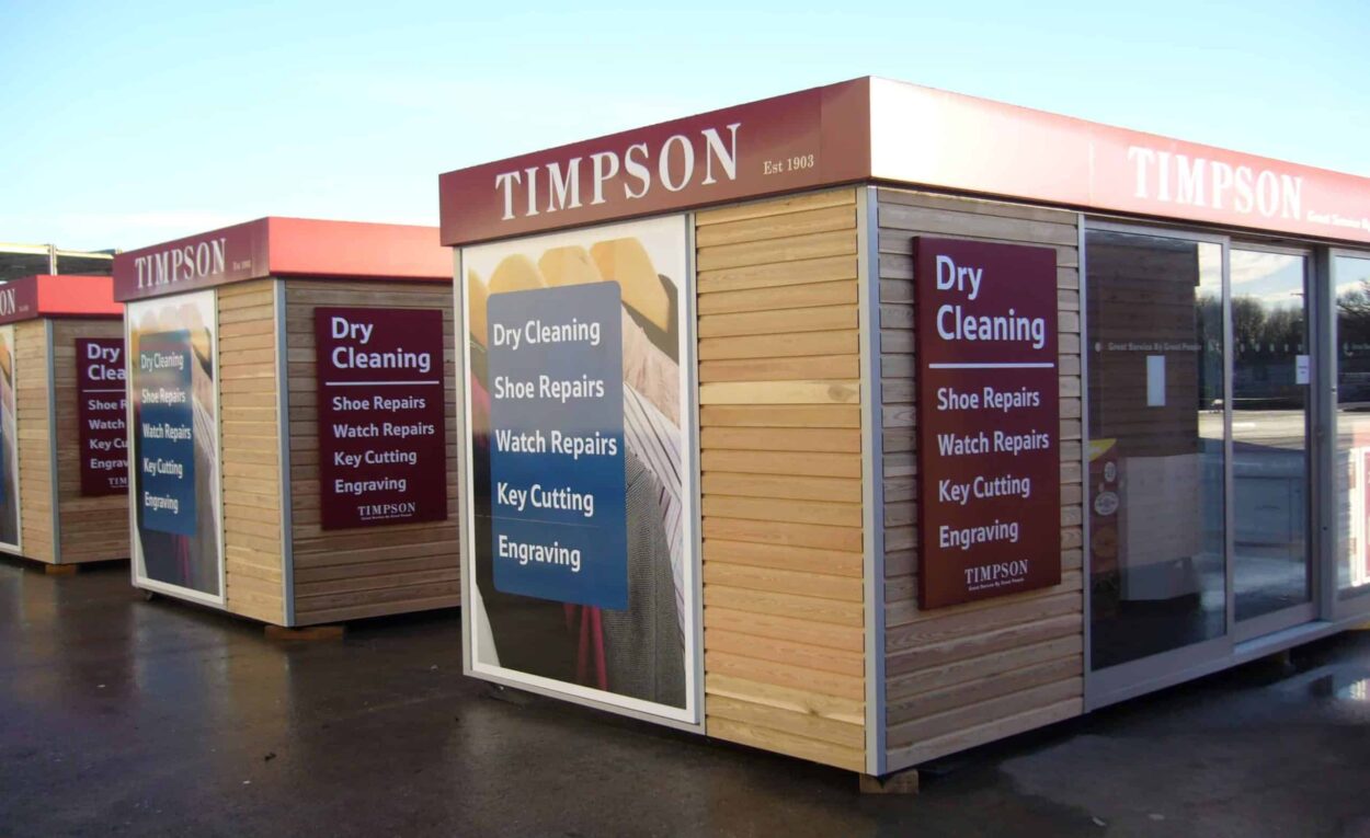 Timpson retail kiosk, Premier Modular