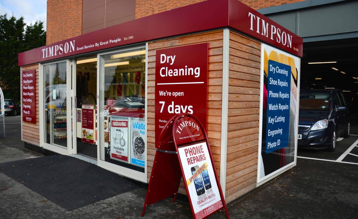Timpson retail kiosk, Premier Modular