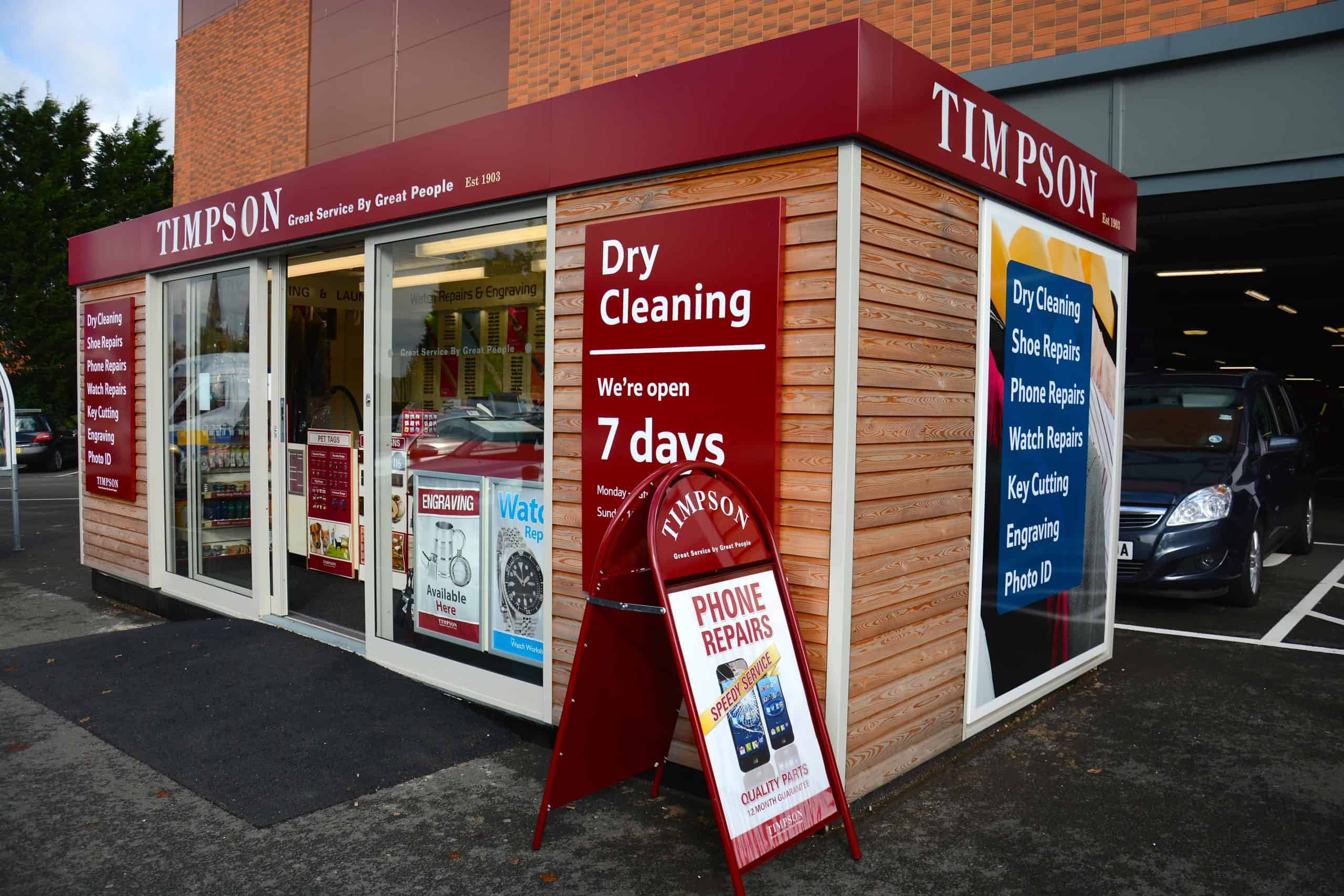 Timpson retail kiosk, Premier Modular
